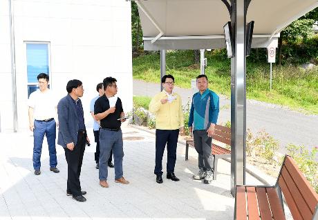 마장호수 폭염저감시설 쿨링포그, 스마트그늘막  점검 (2019. 08. 06)_2