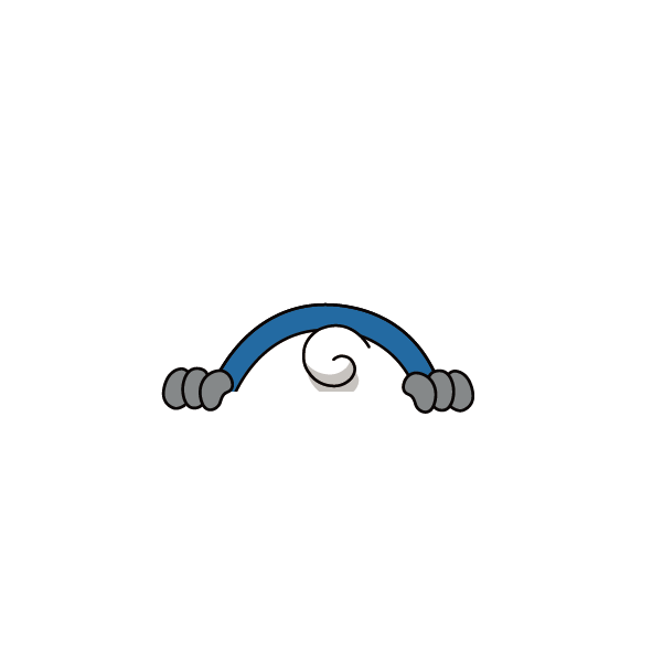 빼꼼 파랑