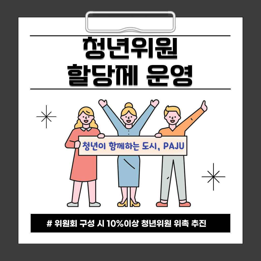 청년위원 할당제 운영 