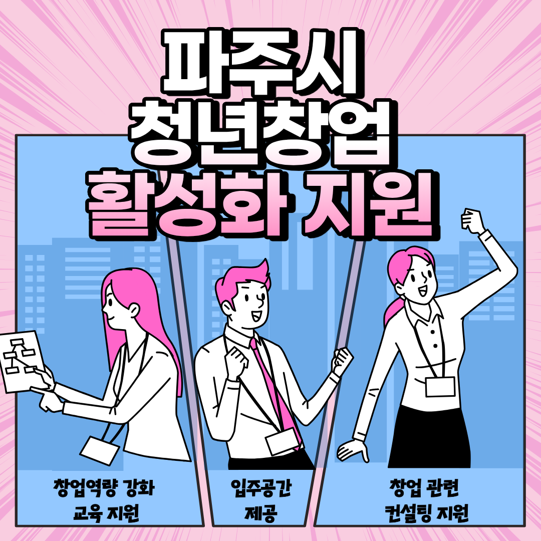 파주시 청년창업 활성화 지원 사업 