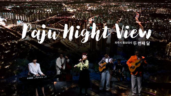 Paju Night View(4K) l 여기가 파주라고? l 홍보대사 '두 번째 달'의 연주와 함께 보는 운정신도시 야경 (feat. 뮤지엄헤이) 썸네일