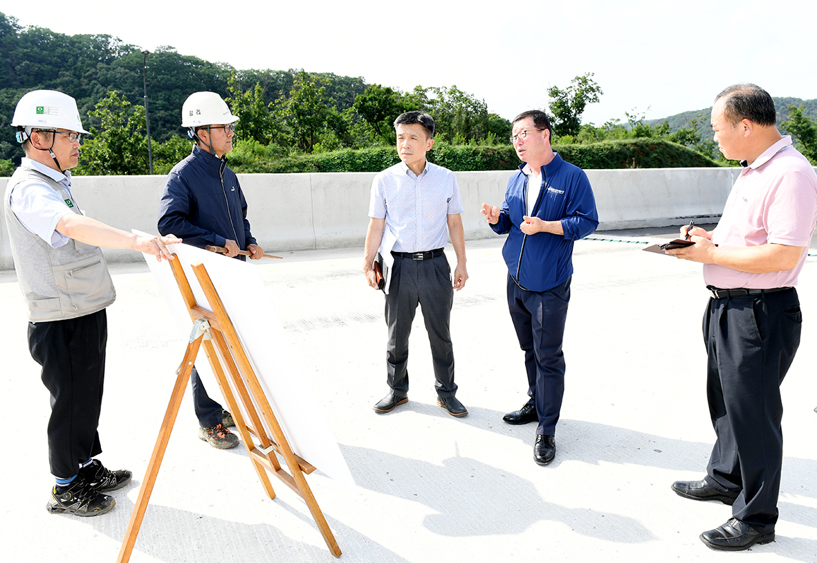 설마~구읍간 도로확포장공사 현장방문