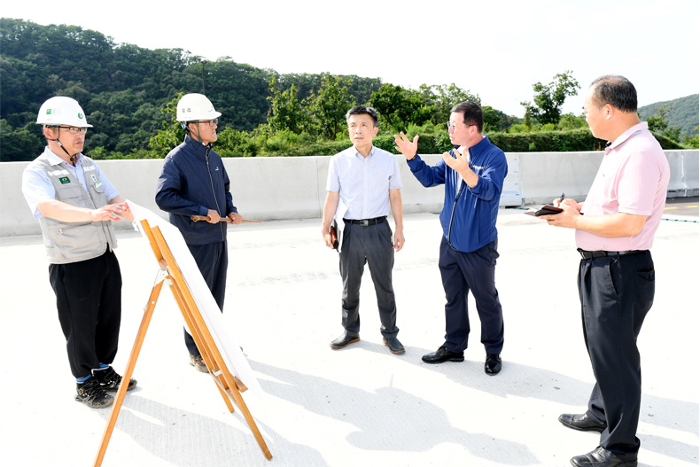 설마~구읍간 도로확포장공사 현장방문