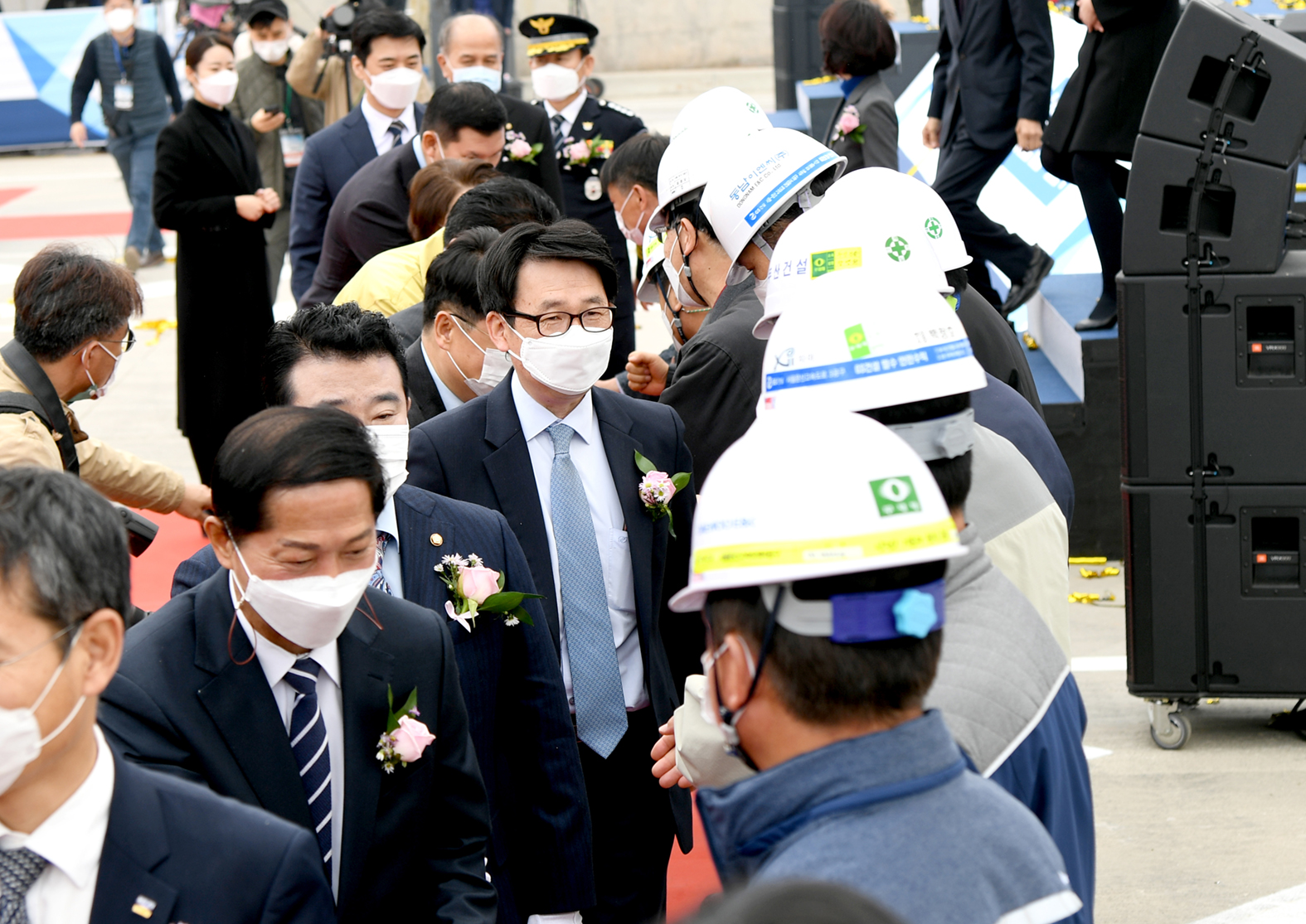 서울~문산 고속도로 개통식 