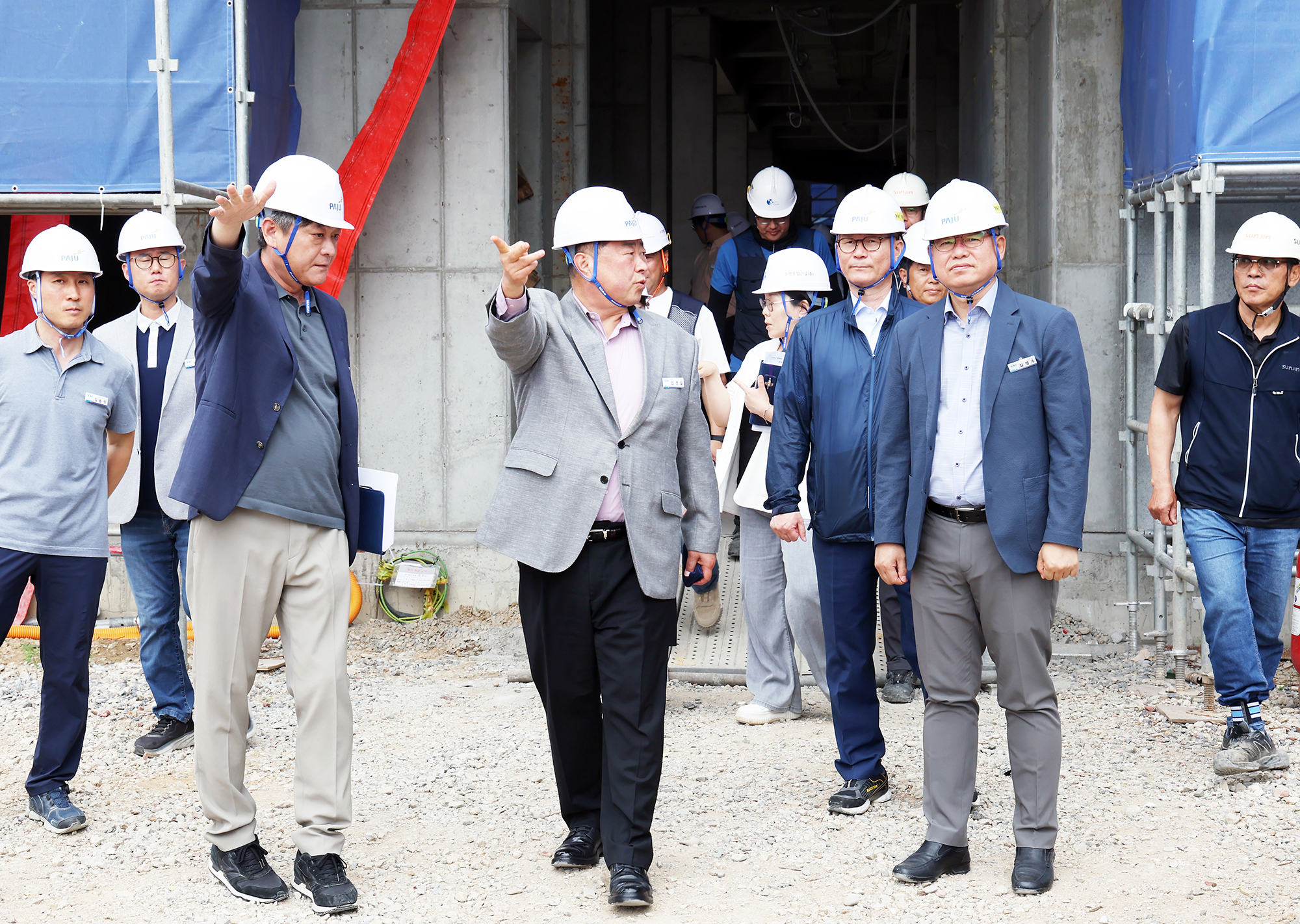  공공건축 건립지 현장방문