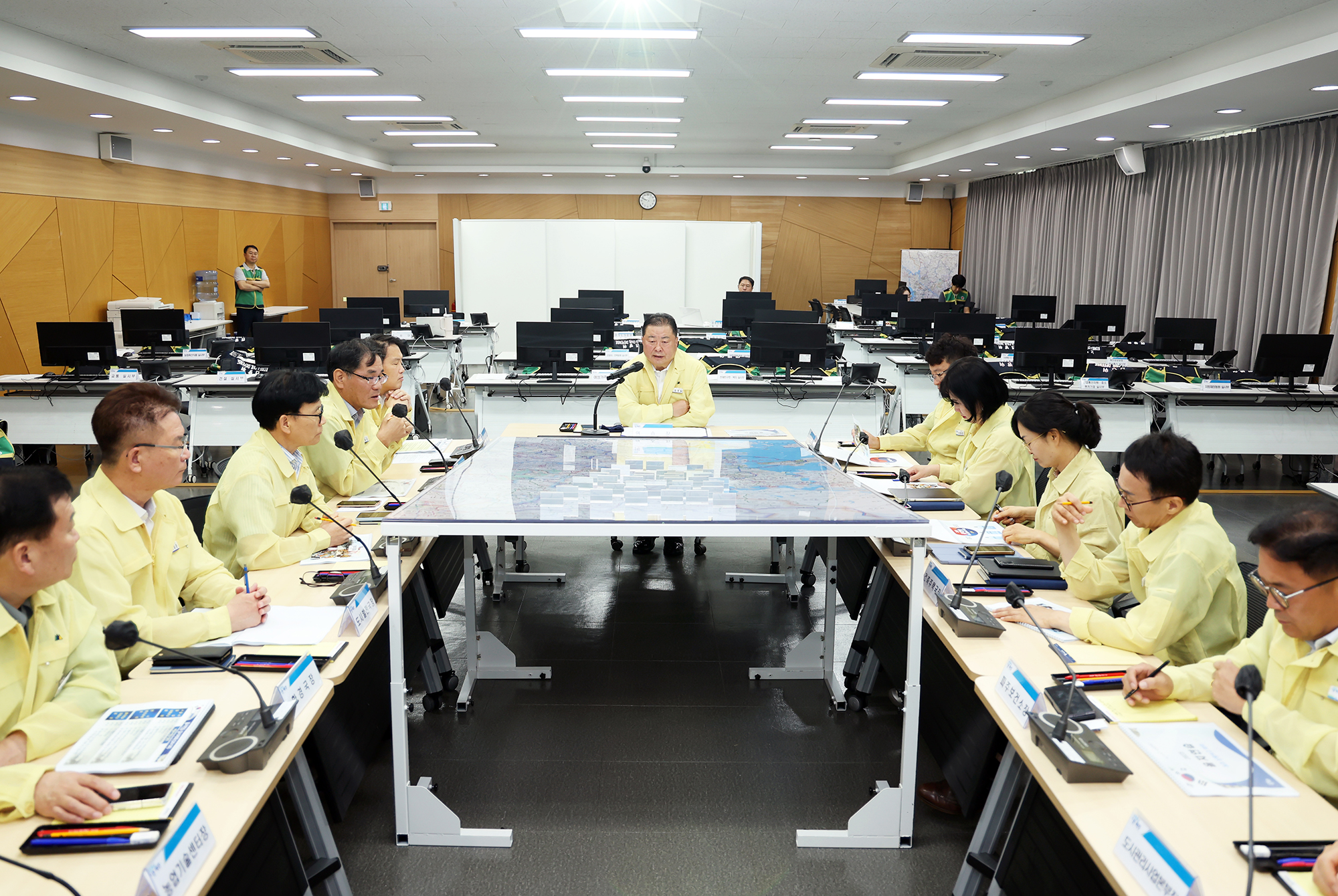 을지연습 최초상황 보고회의