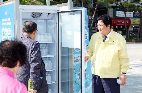여름철 폭염대비 현장점검 (금릉역 한모금쉼터, 장곡2리 무더위쉼터, 육아종합지원센터 공사 현장)_3