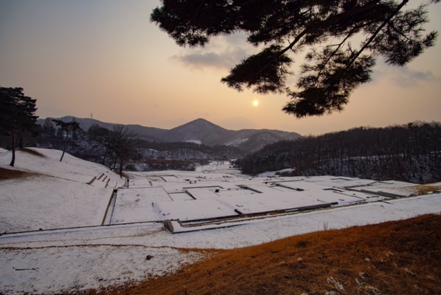 혜음원지 겨울풍경