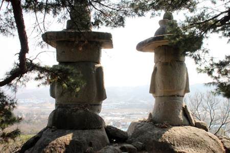 용미리마애이불입상