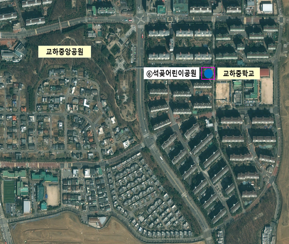 석곶어린이공원 물놀이장 위치도