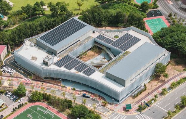 운정다누림노인복지관 건물 전경