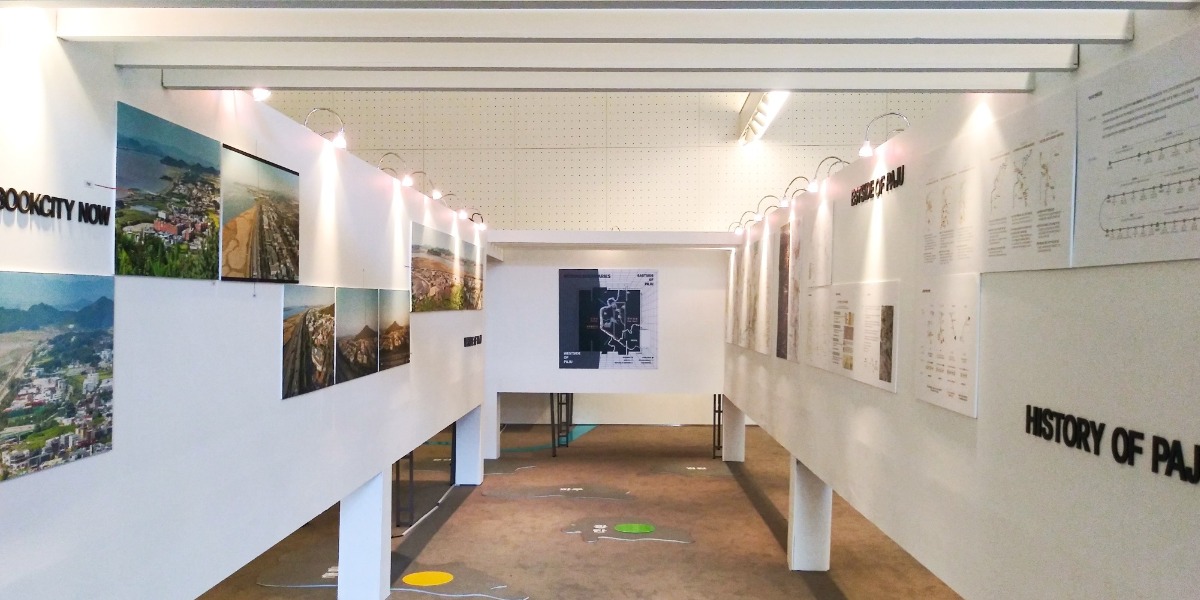 미로처럼 이어진 관람 루트를 따라 가면 파주의 건축물에 대해 한 눈에 알 수 있다.