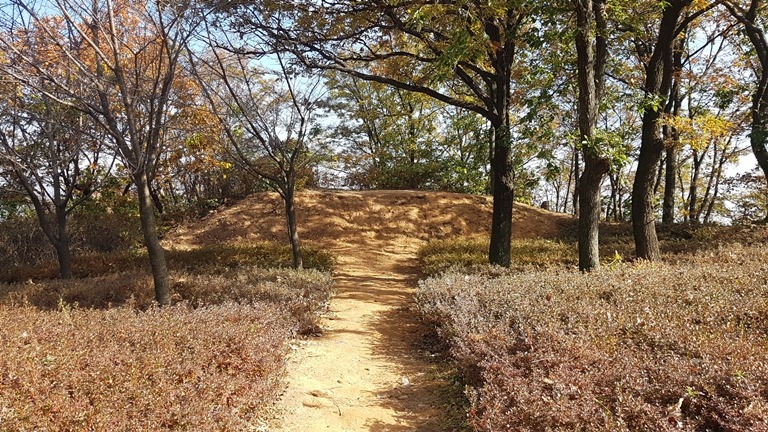 월롱산 정상부 복원 후 모습