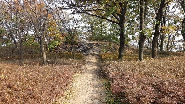 월롱산 정상부 복원 전 모습