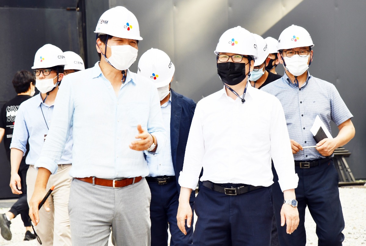 최종환 파주시장, ‘CJ ENM 콘텐츠월드’ 사업현장 방문