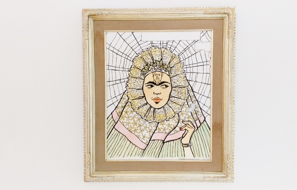 프리다 칼로의 자화상을 소재로 한 작품