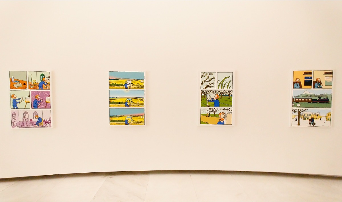 고흐의 작품 활동을 묘사한 그래픽노블