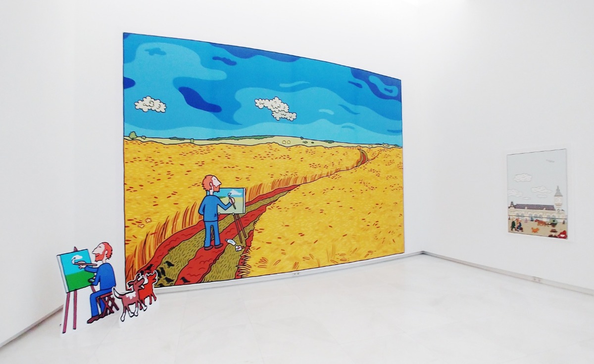 고흐는 밀밭을 소재로 한 많은 작품을 남겼다.