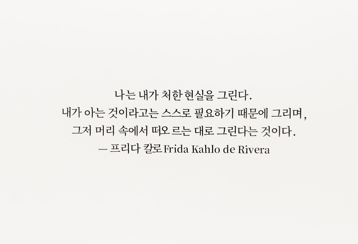 프리다 칼로가 남긴 명언