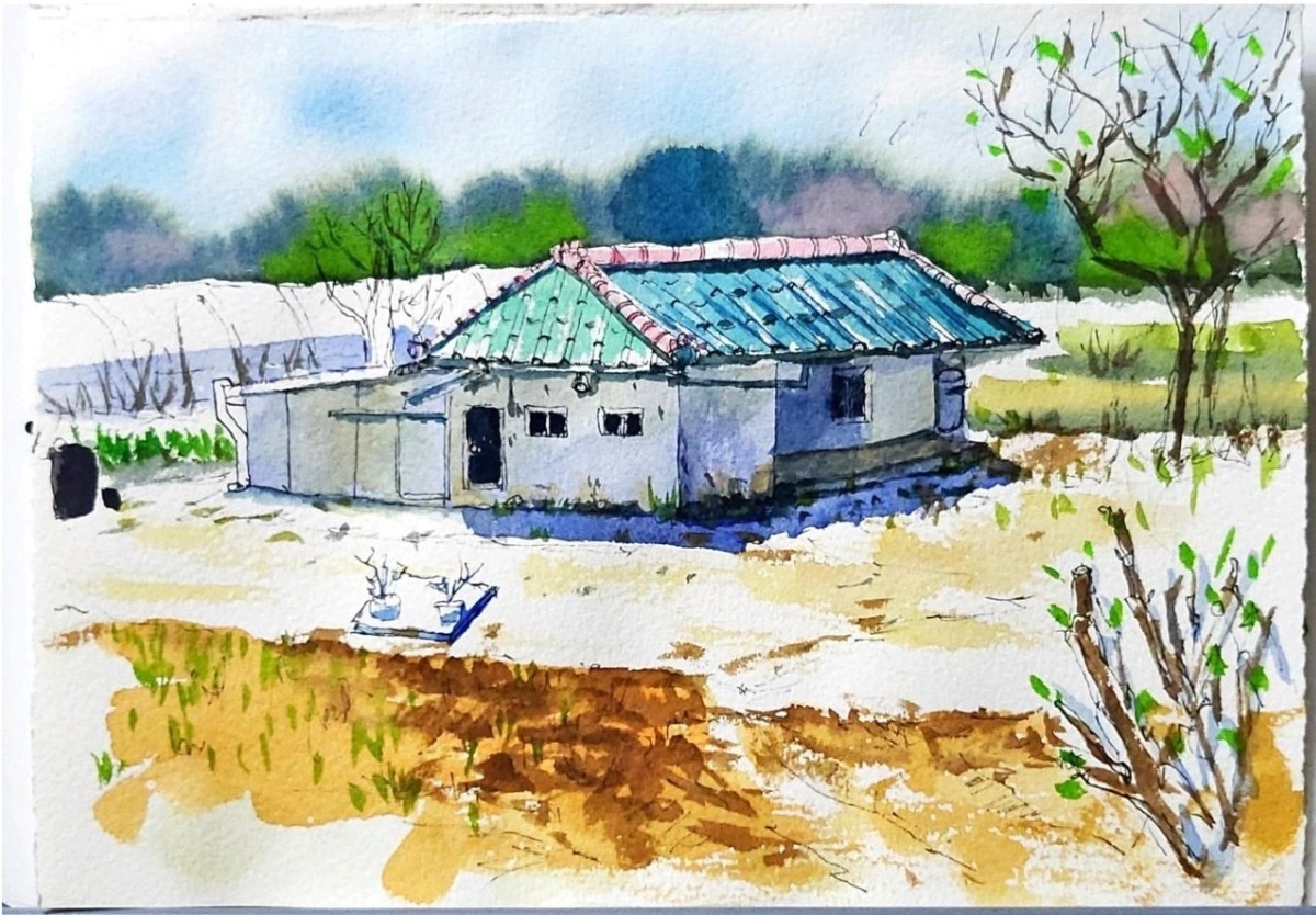 박서영 씨가 그린 마당 있는 집