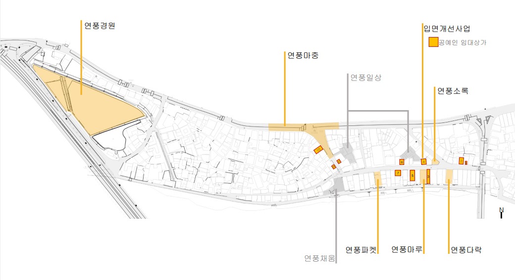 EBS 연풍길 사업 구역  (출처: 파주시)
