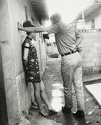 용주골의 집장촌 모습