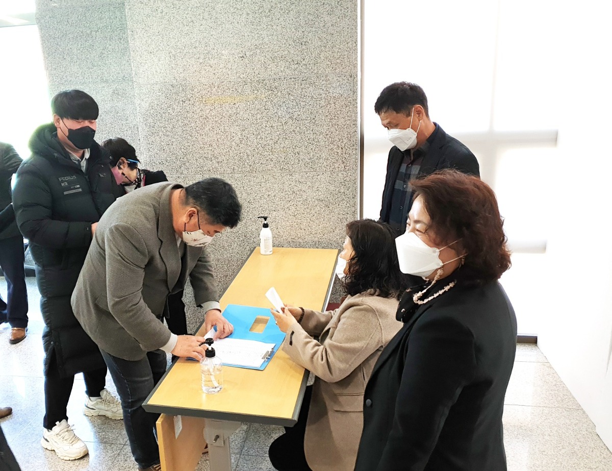 주민자치 위원 선출 투표