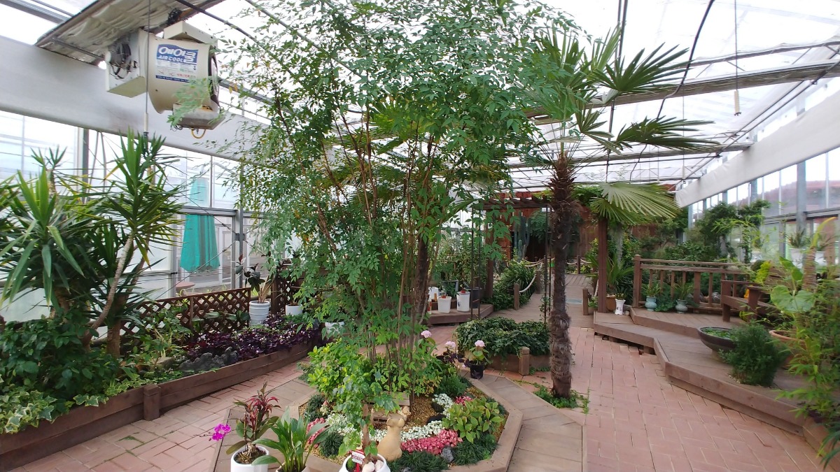 원예치료실과 원예체험실, 그리고 자연학습의 장으로 운영되기 위해 마련된 장소