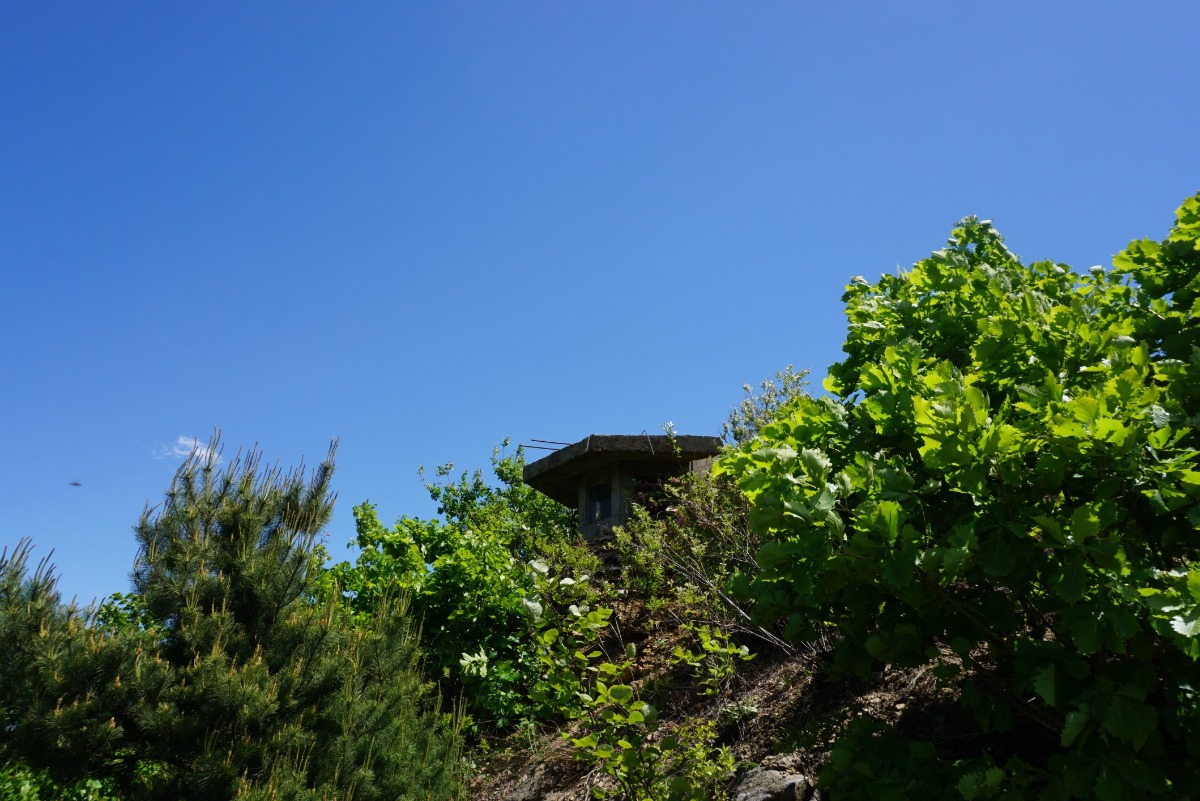 2코스에 있는 참호